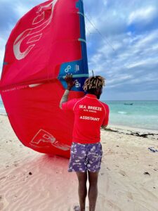 instructor kite school assistant shared course zanzibar